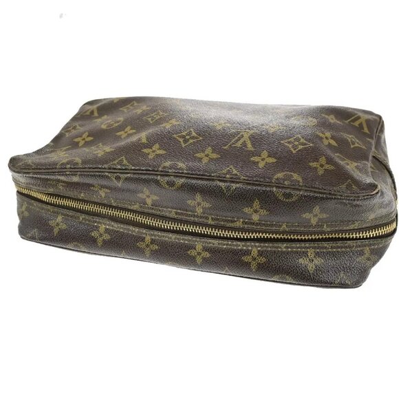 LOUIS VUITTON Trousse Toilette 28 Clutch Hand Bag Monogram Brown - Picture 6 of 15